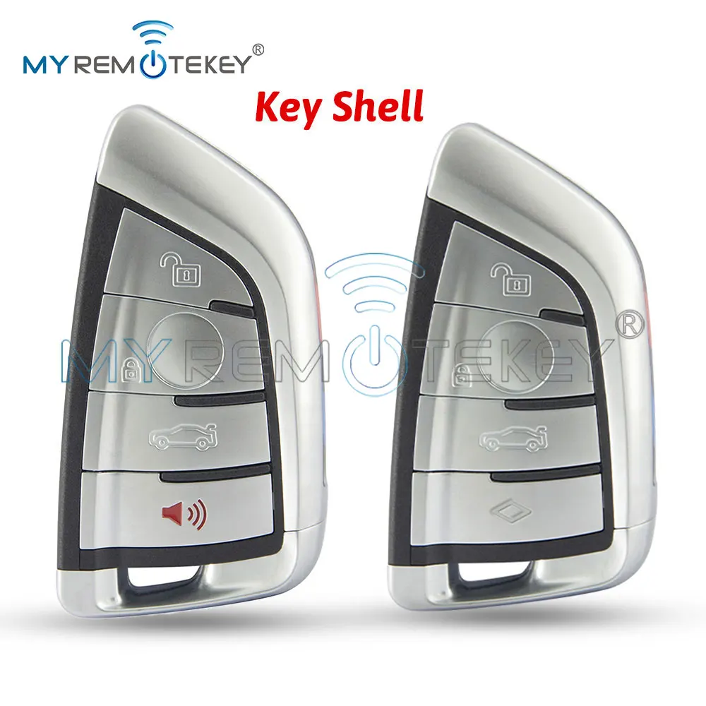 REMTEKEY Smart Key Case Shell 4 Button for BMW X5 X6 3 5 7 Series 2009-2018 FCC NBGIDGNG1/DHGEDGNG1/N5F-ID2A