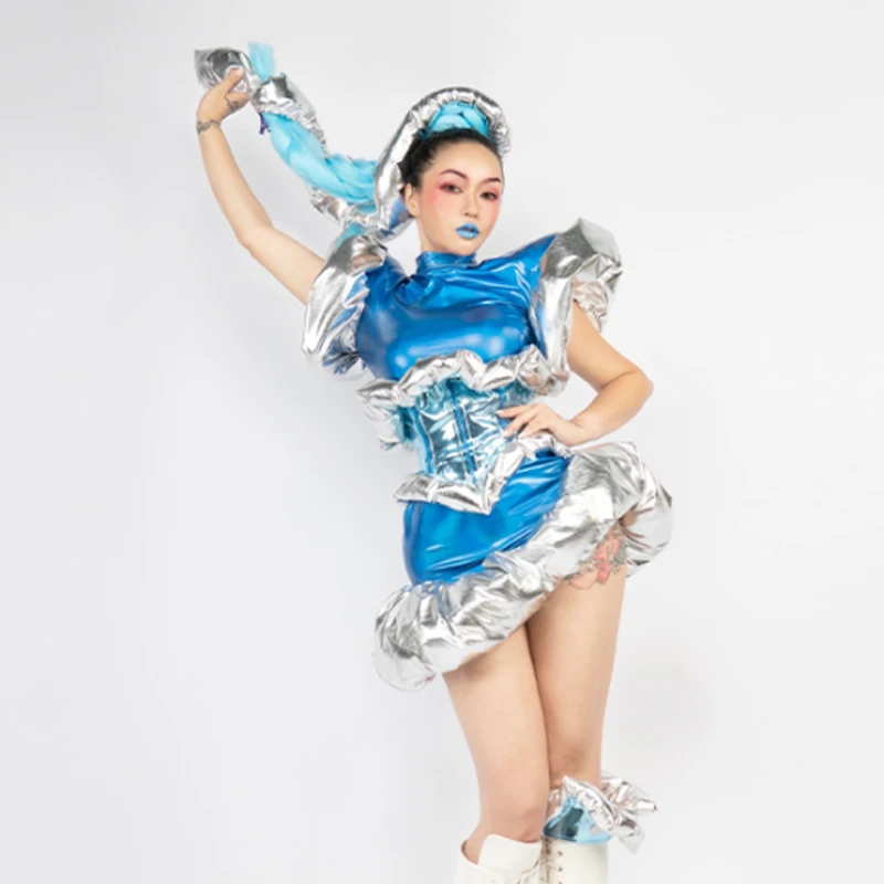 Bar Nightclub Gogo Dance Performance Clothing Singer Stage Costume Fashion Party Carnival Rave Outfit Jazz Dance Clothes yj856