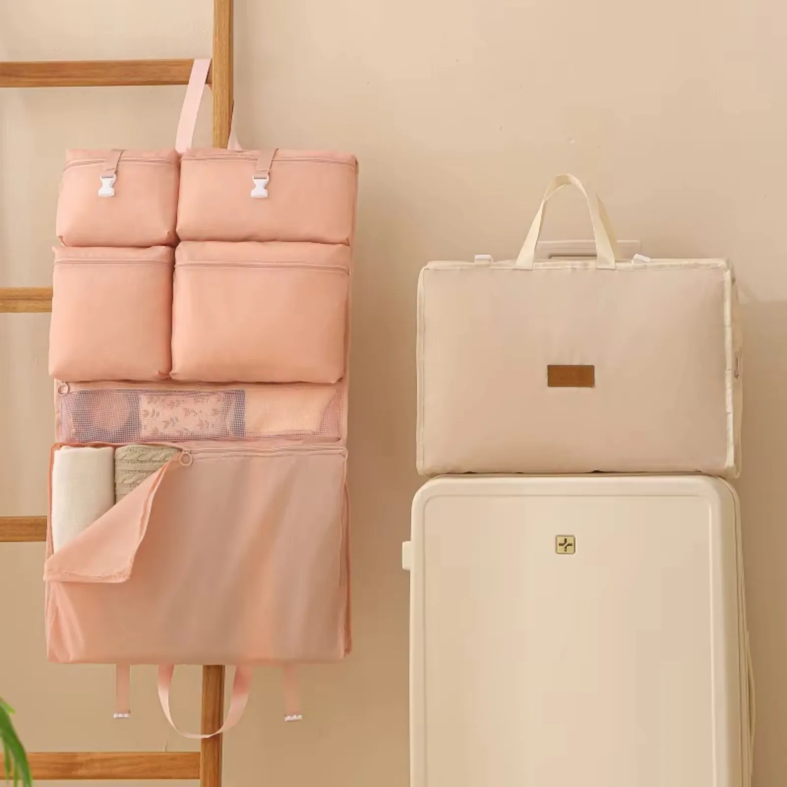 

6-in-1 Travel Luggage Organizer Storage Bag Portable Multifunctional Underwear Panties Clothing Waterproof Packaging Case