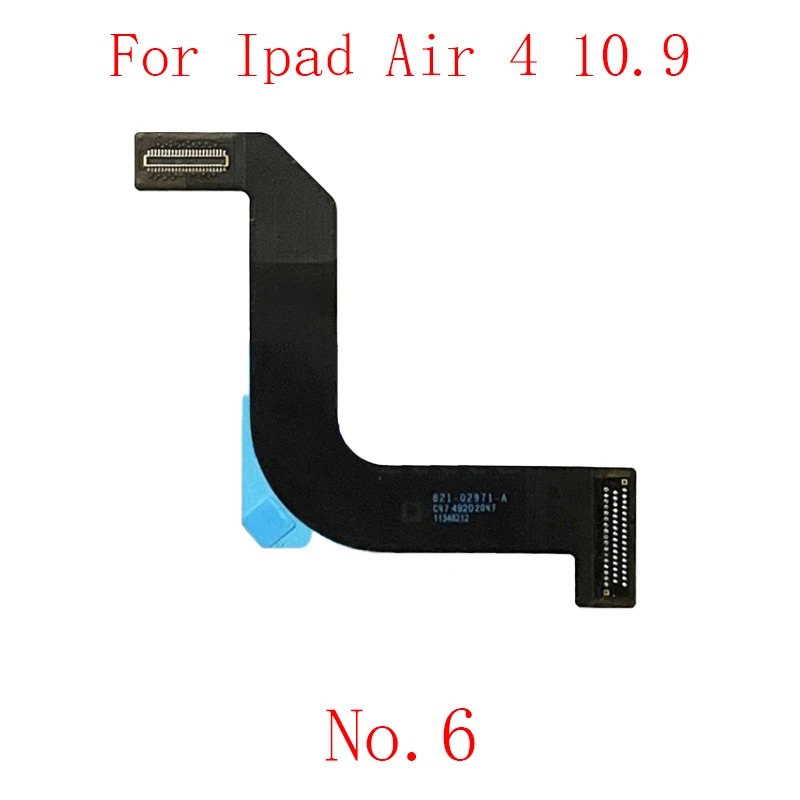 Placa base con pantalla LCD, Cable flexible de conexión para iPad 5, 6, Air 1, 2, 10,2, Mini, 4, 5, 6 Pro, 10,5, 12,9, Ipad 7, 8, 9, 2017, 2018,