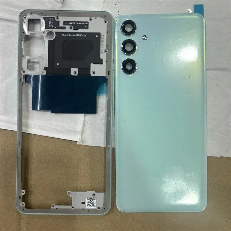 

For Samsung Galaxy M55 5G M556 Middle Frame Cover+Battery Back Cover Rear Door Cover Repair parts
