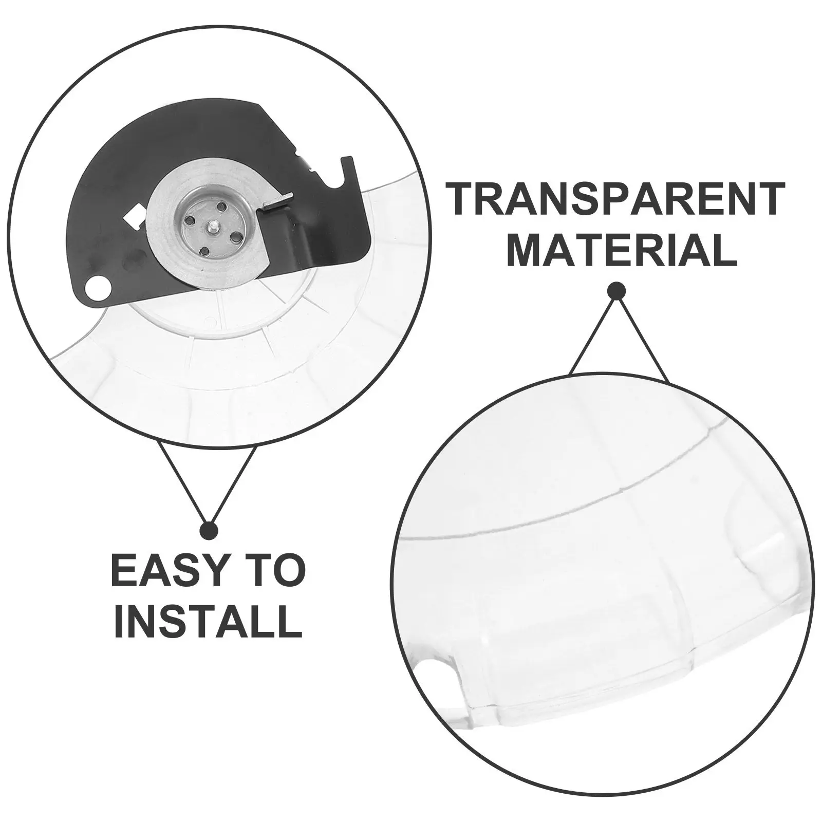Replacement Ls1040 Clear Saw Blade Guard Protective Cover Precision Cutting Machine Parts Woodworking Safety Guard