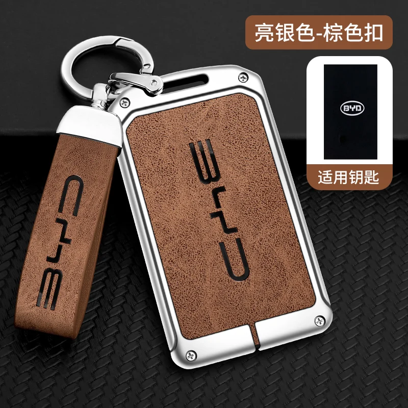 Auto NFC Card Chiave A Distanza Della Copertura Fob Caso Della Protezione Borsette Borsa Per BYD Tang DM Han EV Song PRO Qin PLUS DMI Portachiavi