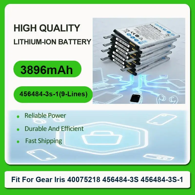 

Battery Fit For Gear Iris 40075218 456484-3S 456484-3S-1