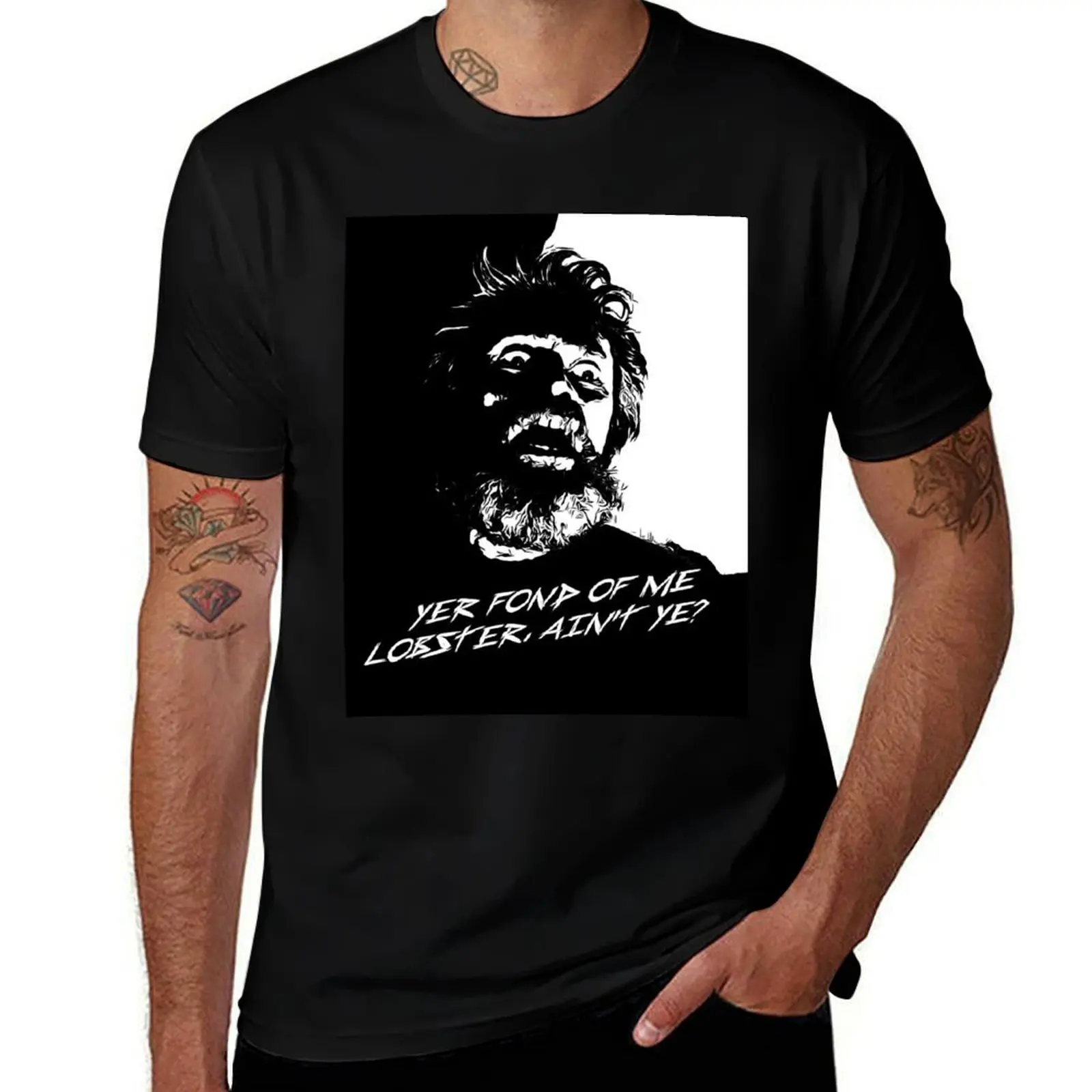 

Lobster T-Shirt t shirt man casual t shirts for man pack white t shirt man cotton T-Shirt