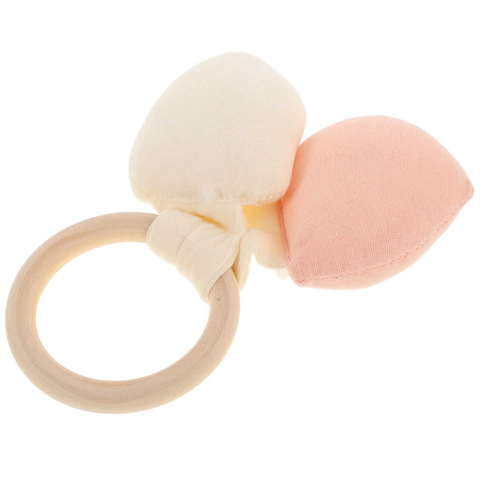 عربة أطفال قلادة معلقة سرير زخرفة سرير الرضع المحمول غزل القطن خشبية الوليد عناصر الطفل عربة ديكور #5