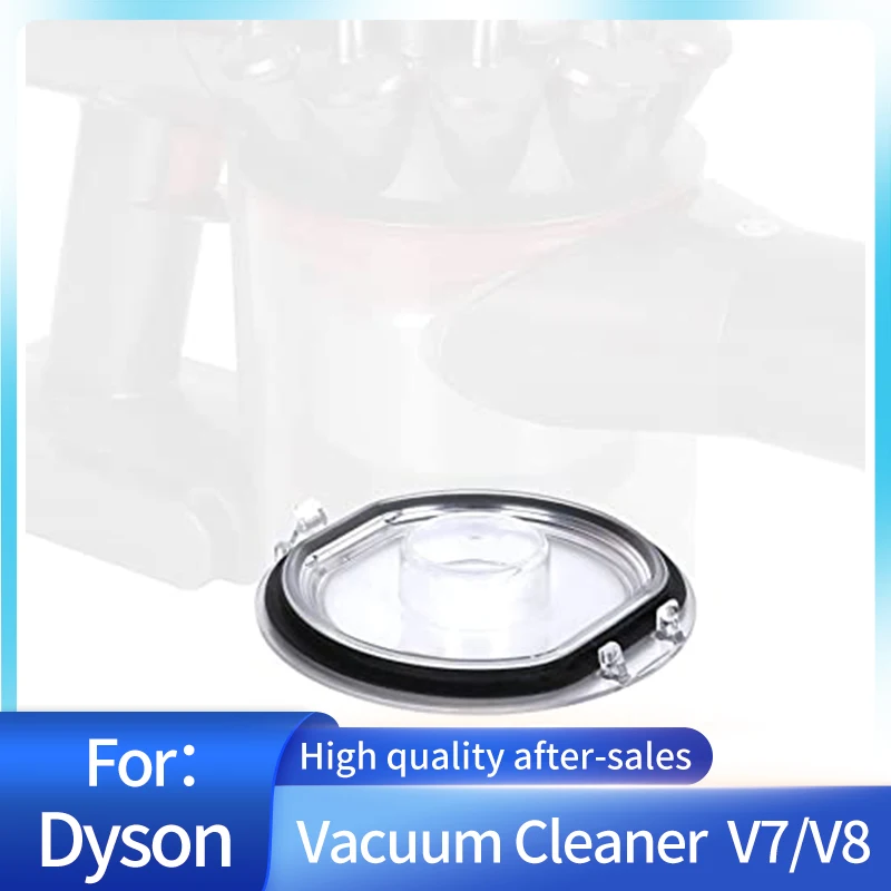 Dust Bin Lid Compatible with Dyson Vacuum Cleaner V7 V8 Models Dust Bin Door Parts/Dirt Cup Lid/Dust Bucket Cover/Dust Box Lid