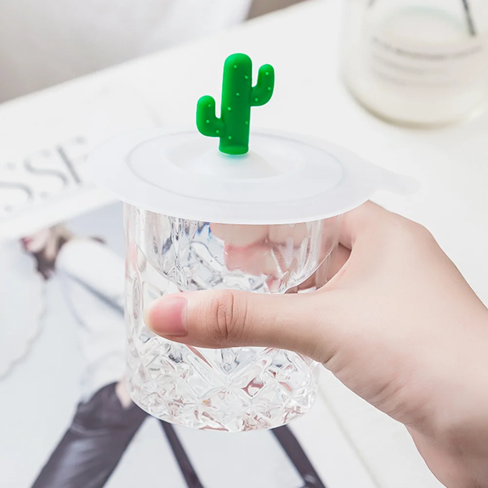 

4pcs Silicone Cup Lids Leak Proof Sealed Mug Cover For Ceramic Glass Plastic Cups Reusable Airtight Suction Lid Suitable Home