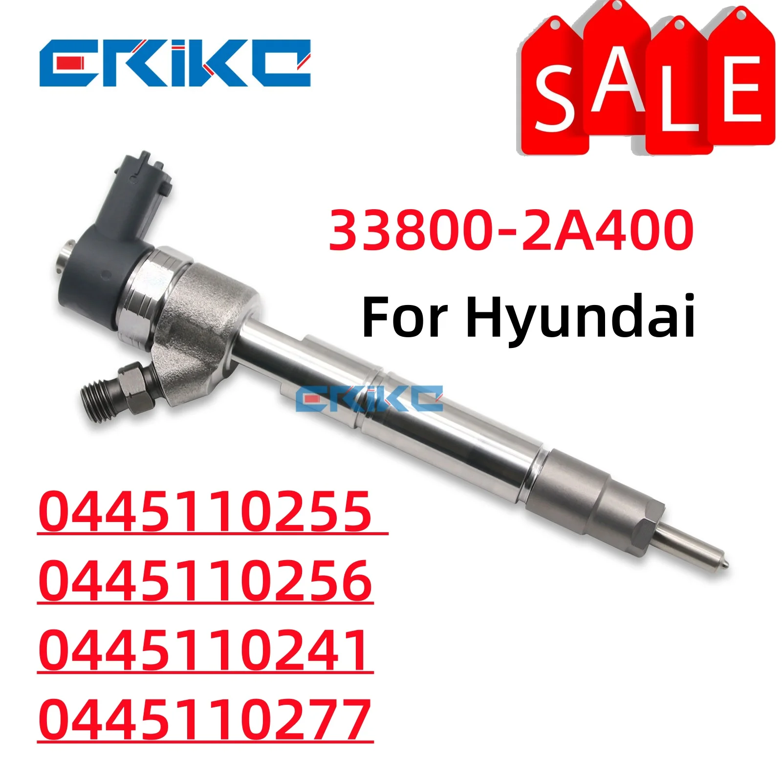 0445110255 0445110256 Injector Number OEM 0986435152 Fuel Injection Systems 0445110241 0445110277 For Bosch Injector 33800-2A400