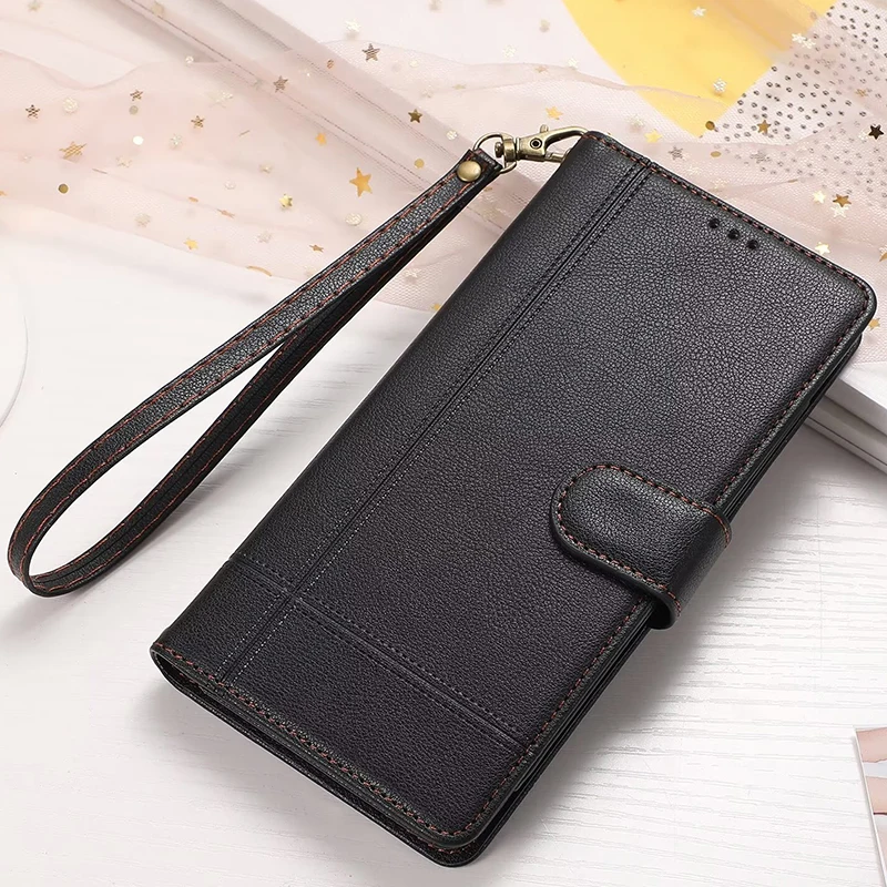 Mirror Wallet Flip Case for iPhone Luxury Leather Cover 16 15 Plus 14 Pro Max 13 Pro 12 Mini 11 X XR XS Max 8 7 Plus