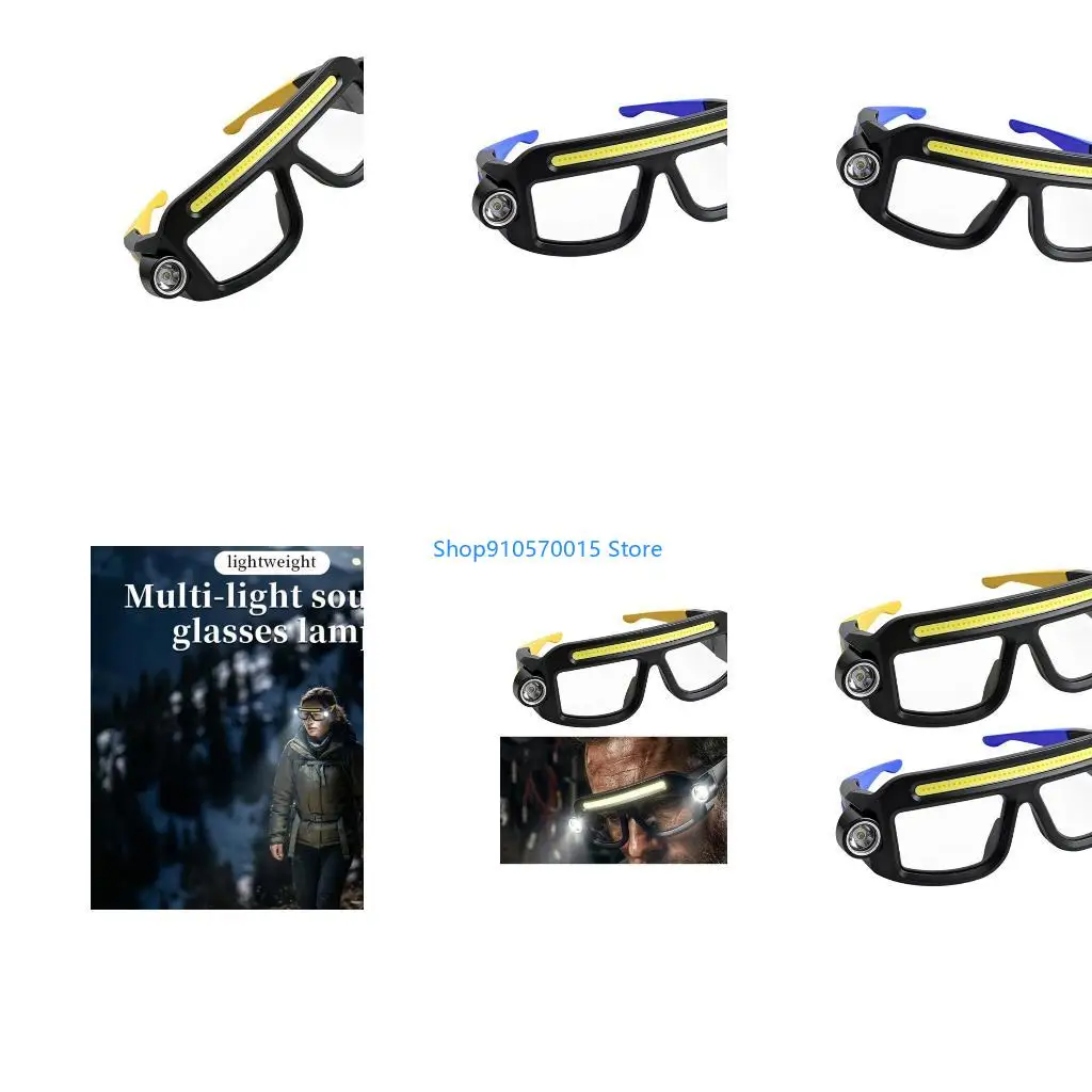 B95C HandsFree Glasses Headlamps With 5 Brightness Level And Function