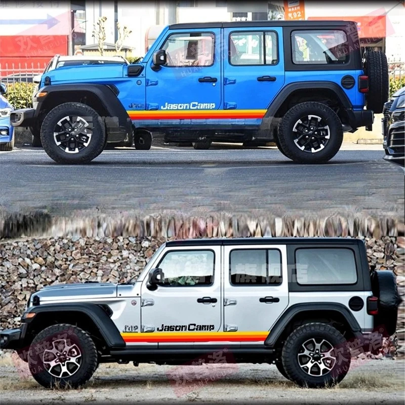 

Автомобильная наклейка, виниловая наклейка для Jeep Wrangler, спортивное украшение, аксессуары для пленки на заказ