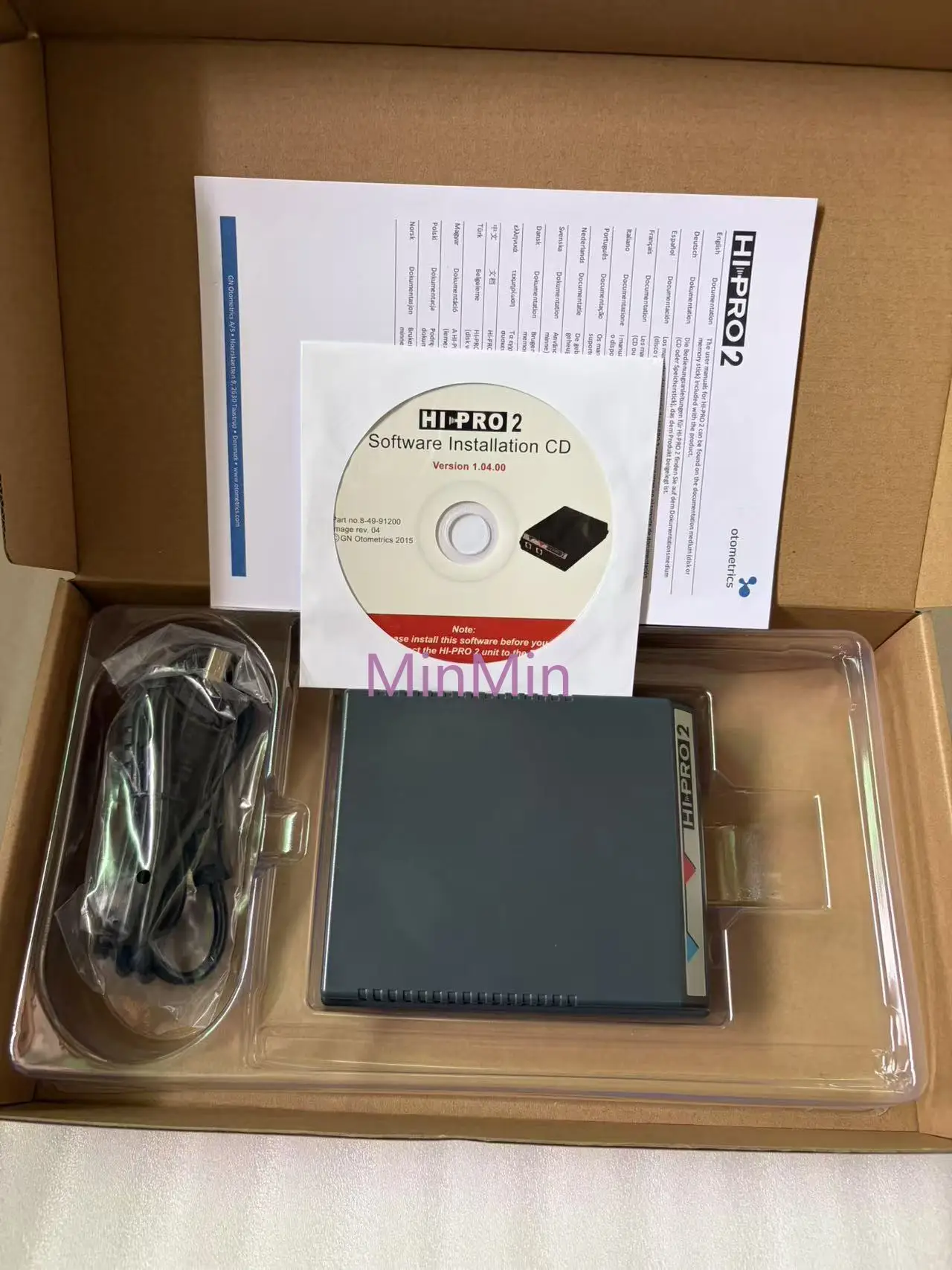 Hipro 2 digital hearing aid programming device, Compatible with all brand hearing aid resound hi pro usb digital hearing aids
