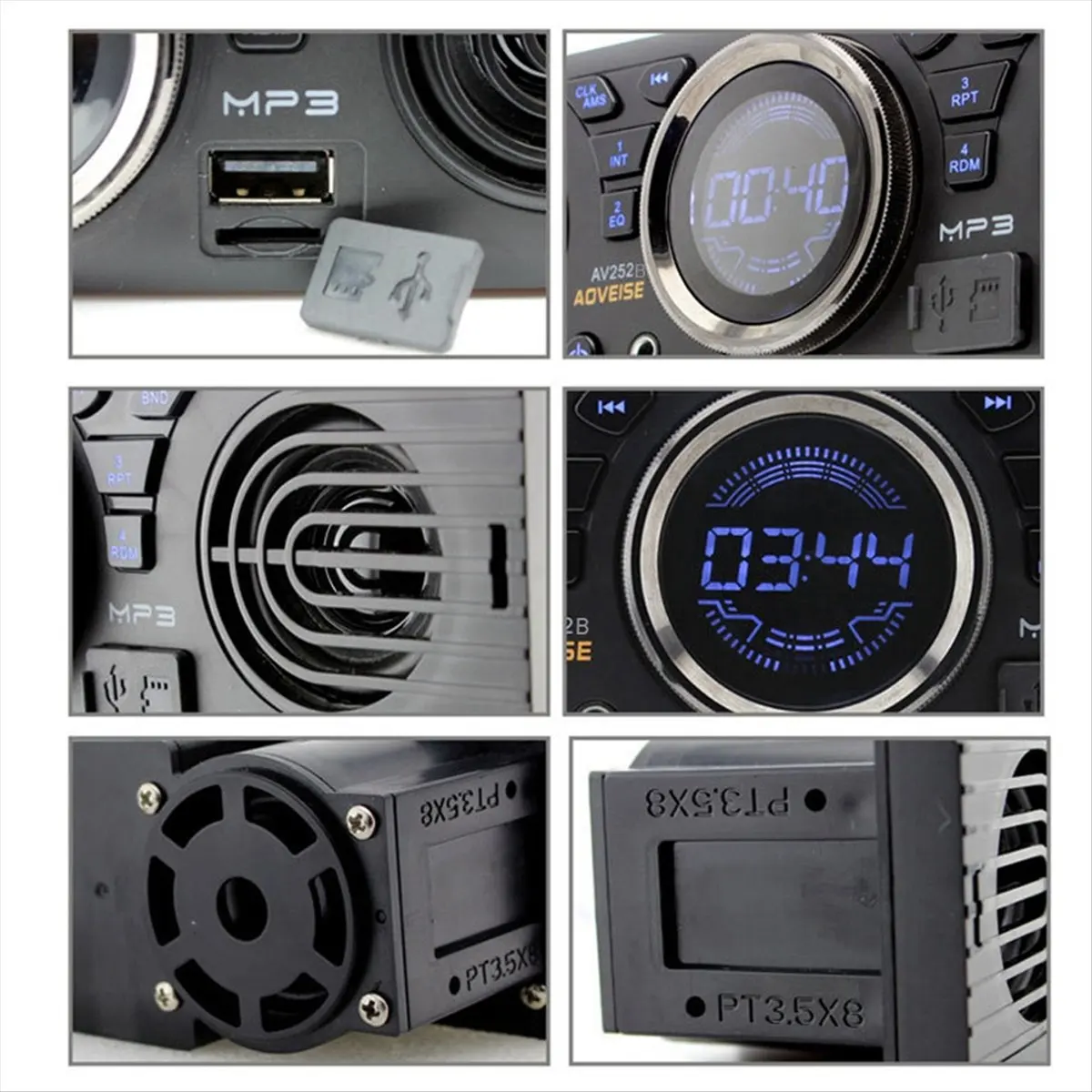 

12V Electric Car Radio with SD Card MP3, Bluetooth, Built in Loudspeaker High Quality Car Stereo Speaker System