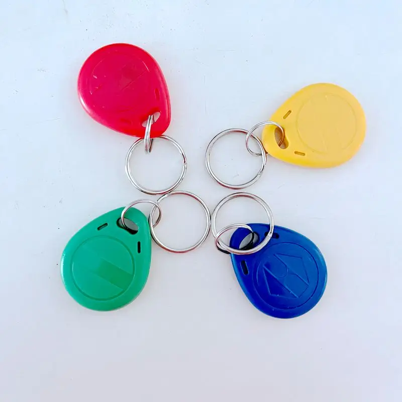 

50pcs/Lot 125Khz Proximity RFID EM4305 T5577 Smart ID Writable keyfob Rewriteable Token Tag Keyfobs Keychains Access Control