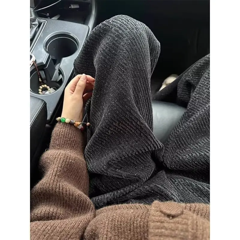 

Мужские повседневные брюки свободного покроя в американском стиле High Street Haome, высококачественные прямые брюки, спортивные штаны с шипами из пшеницы