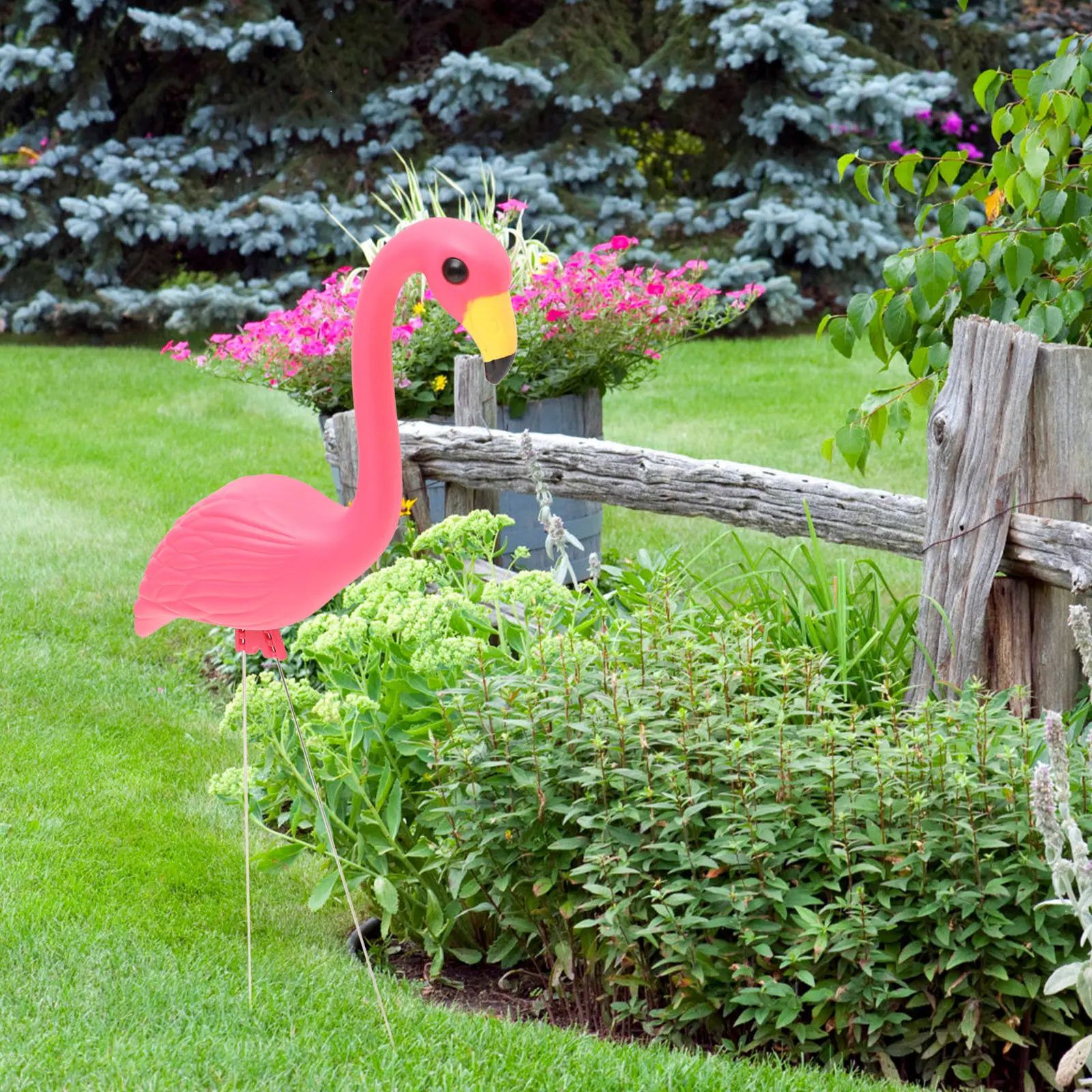 

Simulated Flamingo Pink Decor Plastic Party Supplies Yard nament Home Garden Statue Sculpture Outdoor Decoration Environmental