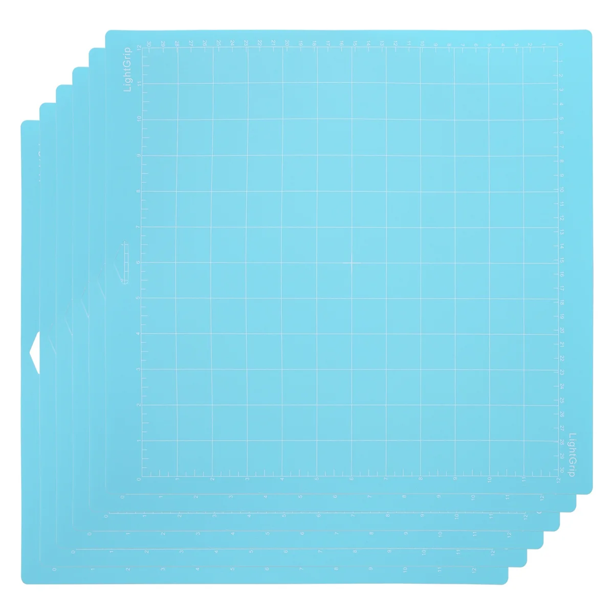 

6Pcs Cutting Mat for Cricut Maker/Explore Air 2/Air/One (12X12Inch),LightGrip Quilting Mats for Cricut,Blue