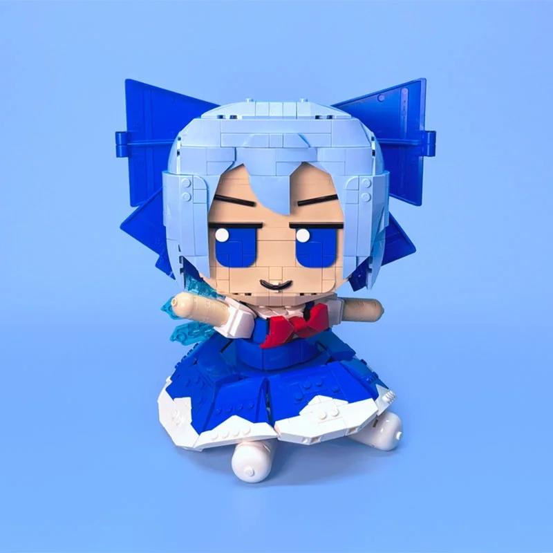 ตัวต่อ MOC Cirno Fumo Touhou 1132 ชิ้น แบบจำลองสถาปัตยกรรม ของขวัญคริสต์มาส ไอเดีย DIY ของเล่นเสริมพัฒนาการ