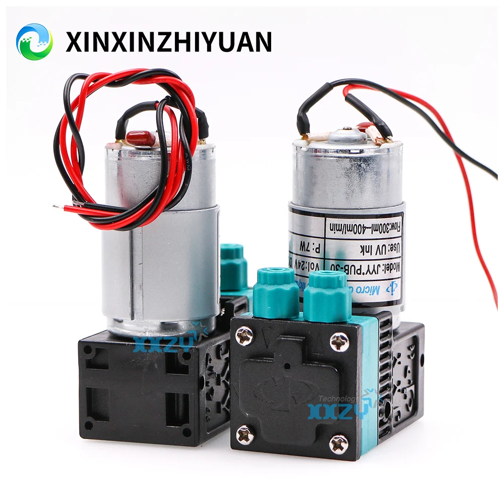 JYY * PUB-30 24V DC 7W UV หมึกขนาดใหญ่สําหรับเครื่องพิมพ์ UV Flatbed Micro ไดอะแฟรมปั๊มของเหลว 300-400 มิลลิลิตร/นาที
