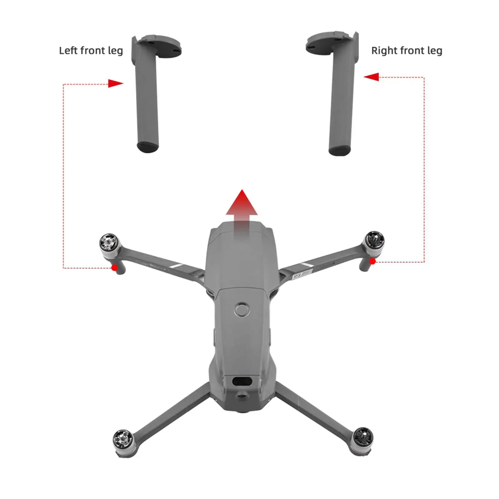 Left/Right Landing Gears Feet Replaces for DJI- Mavic 2 Pro Repair Parts