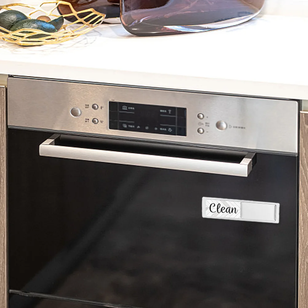 Clean Dirty Sticker Double-Sided Magnetic Refrigerator Sticker Dishwasher Magnet Stickers for Dishwasher Indicator Fridge