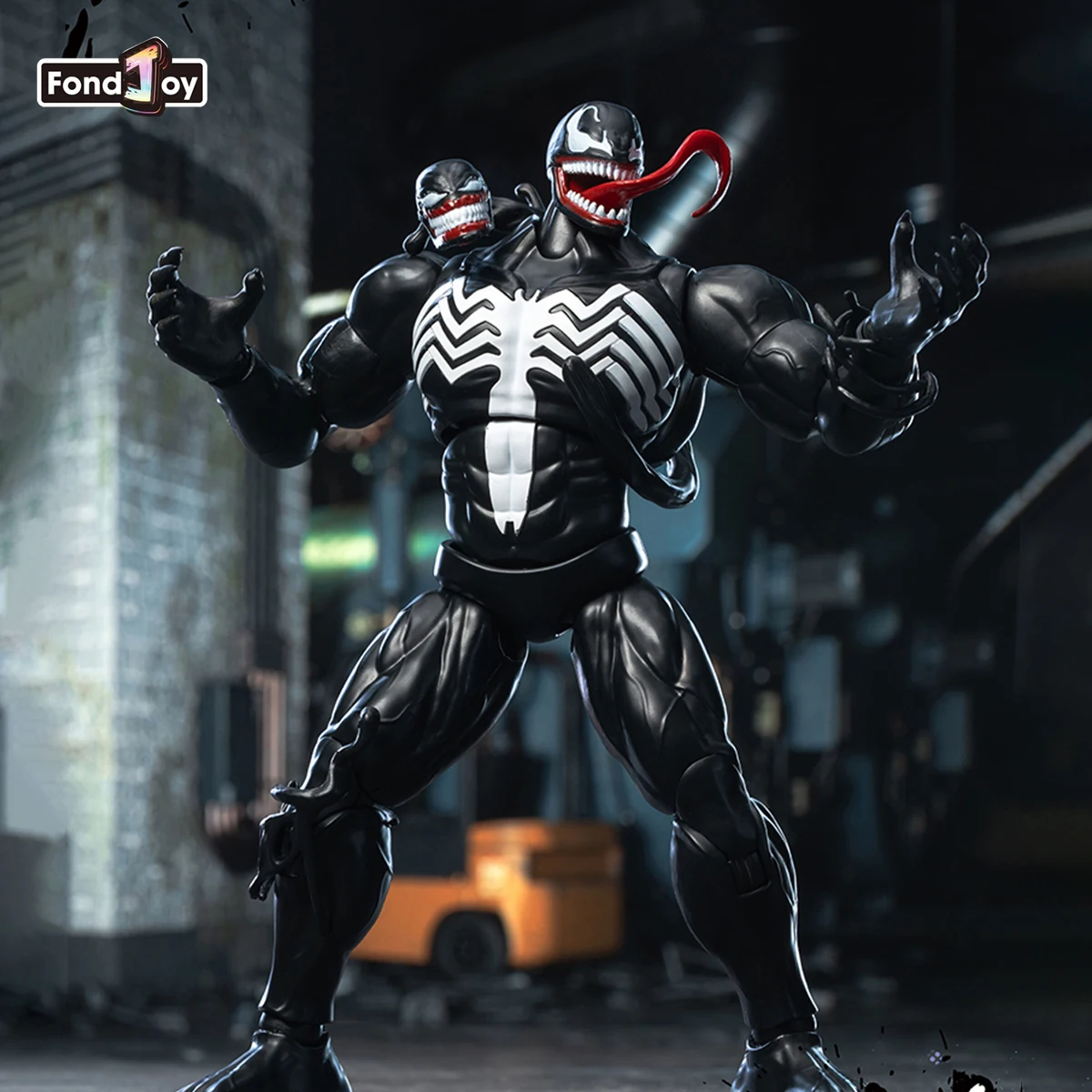 FondJoy Marvel Venom Figurine 1/12 Venom modèle en plastique Kit Anime Figurine Collection modèle Statue jouets