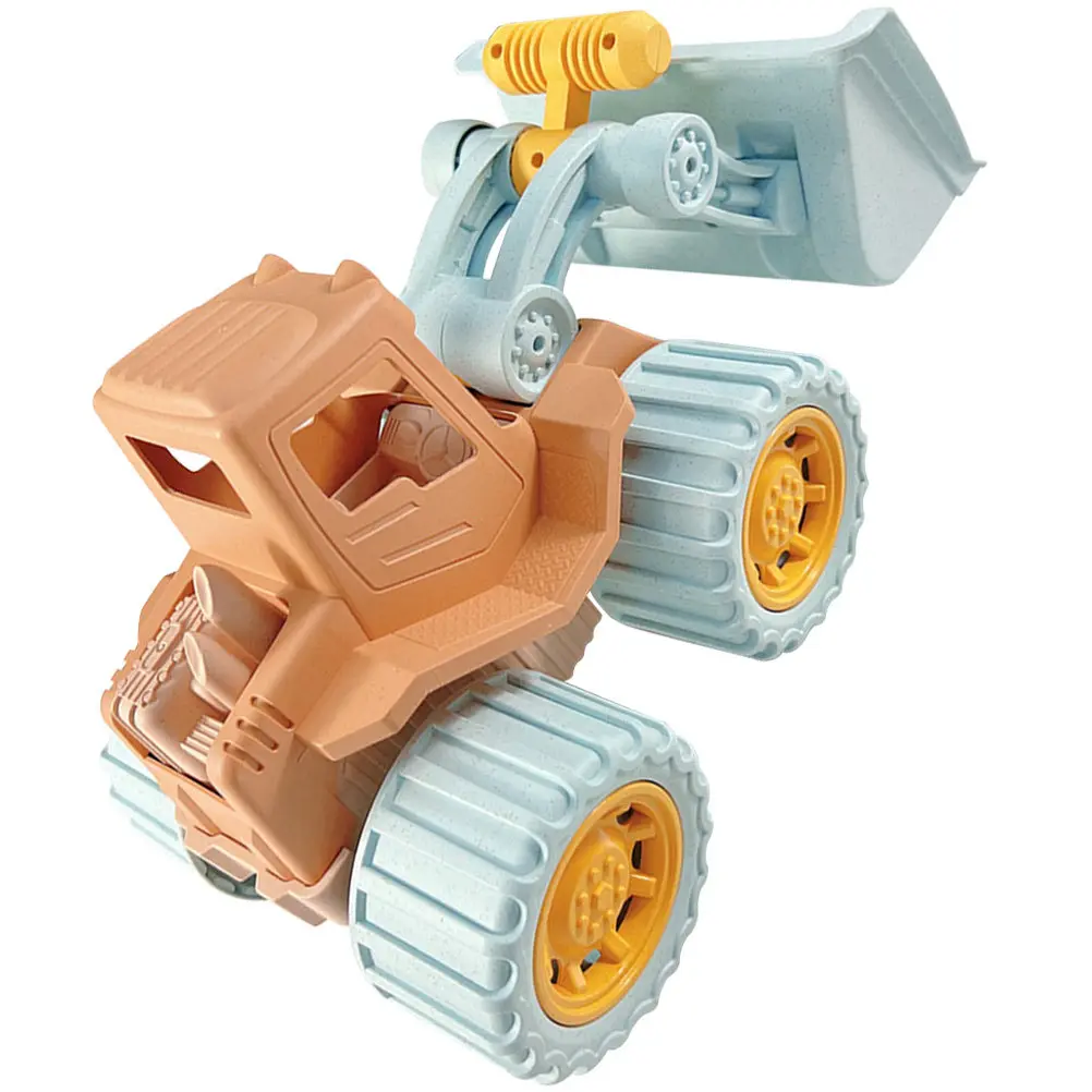 Kids Bulldozer Toy Set – Push Back Construction Vehicle for Toddlers, Educational Engineering Truck for Beach Play