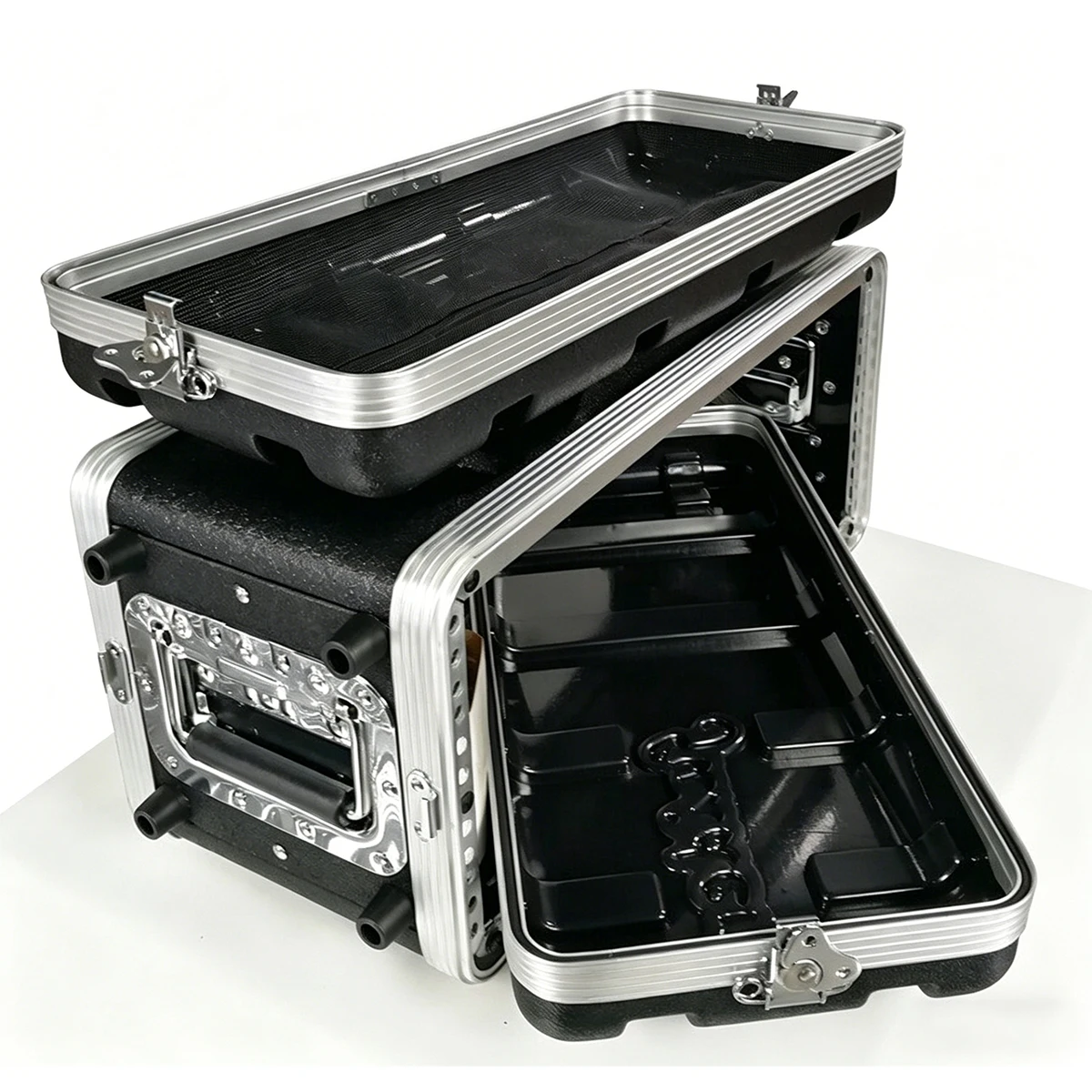 

Rack Flight Case Depth 210mm 8''inches ABS Trunk for Audio Sound Power Distribution Amplifie Stage Box Equipment