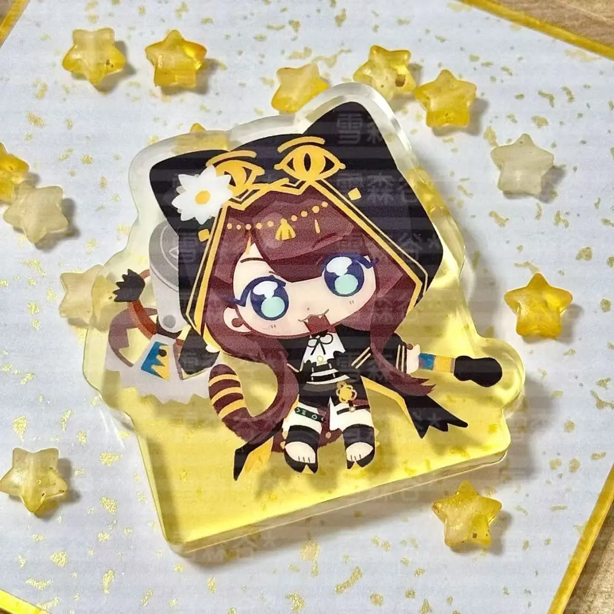 アークナイツ ゴールデングロー パピルス アクリルブリック フィギュア ディスプレイ アニメ コレクション デスクデコレーション オーナメント アクセサリーズ