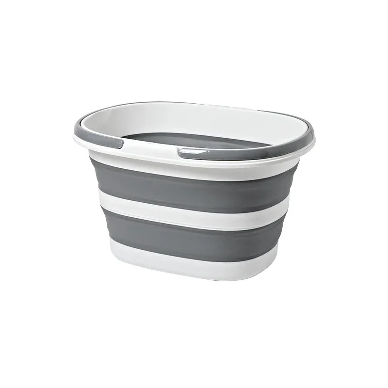 

Home Foldable Laundry Bucket, Mop Bucket, Square Double Handheld Dormitory, Portable Storage, Multi purpose Dirty Clothes Basket