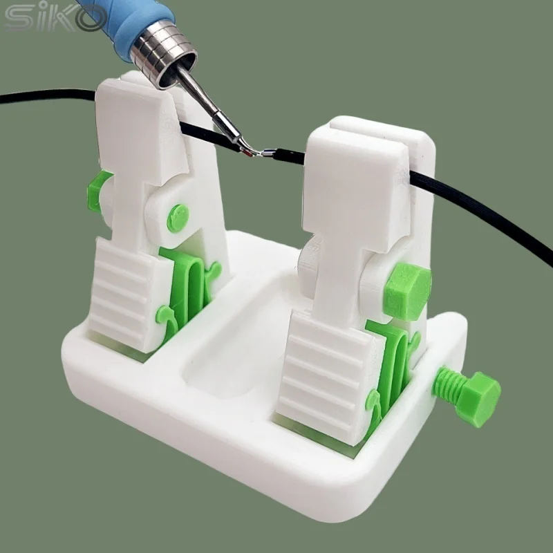Adjustable Anti-Slip Wire Fixture Plastic Green Control Knob Stable Hold for Soldering Motherboard & Complex PCB Repair Projects