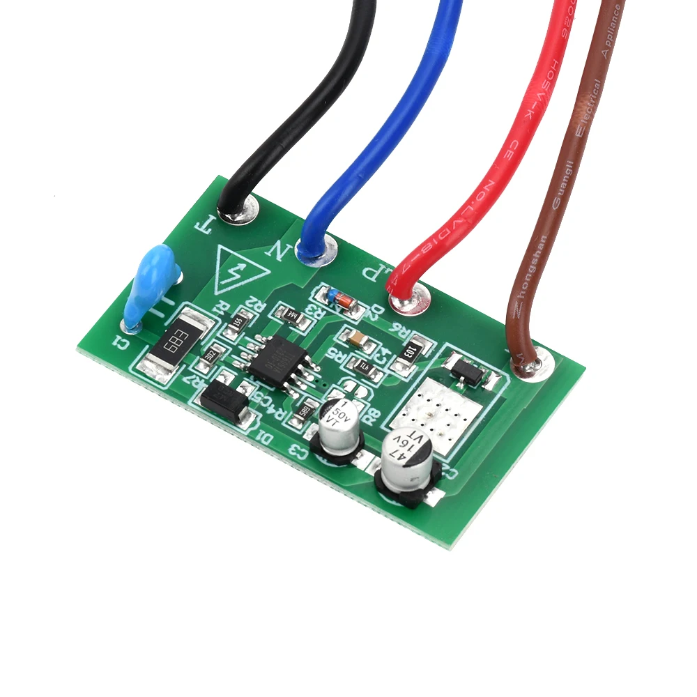 AC110-230V Touch-Lichtschalter Tischlampen-Dimmer-Steuermodul Sensor-Touchschalter Kompatibel mit Glühlampen LED-Wandleuchten – Detail 2