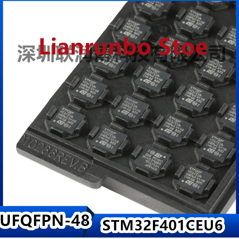 

New original STM32F401CEU6 UFQFPN-48 ARM CortexM4 32-bit microcontroller MCU
