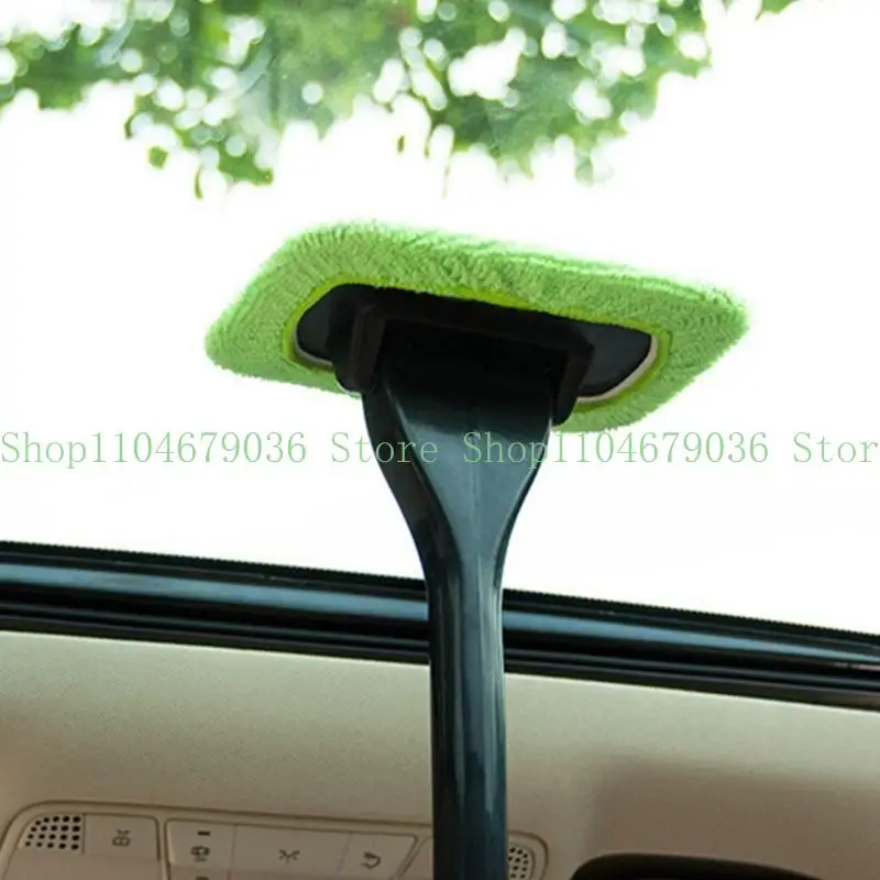 652F Car Windshield Cleaner Microfiber Car Window Cleaning Brush 180Degree Adjustable