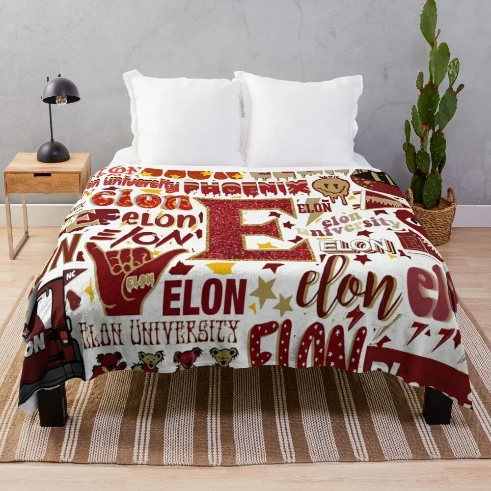 

E L O N Throw Blanket Multi Use Warm Blanket for Living Room Bedroom