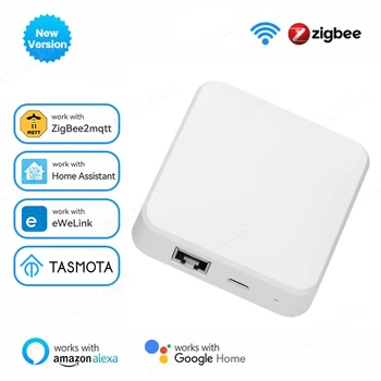 Zigbee 3.0 akıllı kablolu ağ geçidi Hub Ethernet köprü ZigBee ürünleri parladı Alexa Google ile akıllı ev eWeLink APP bağlayın