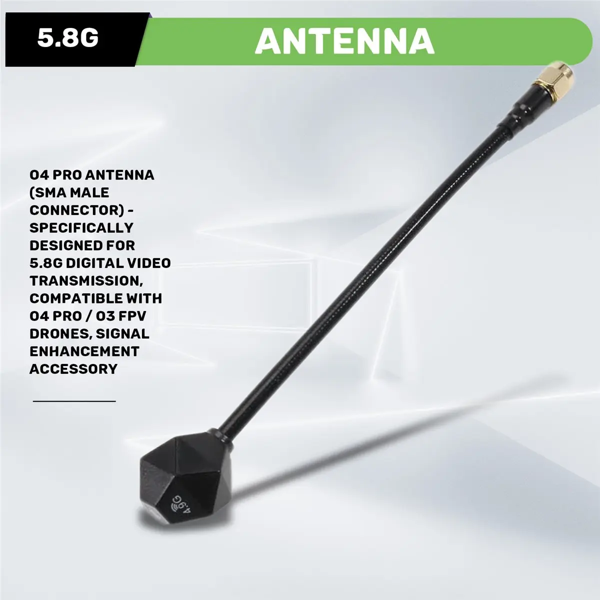 Dynamic O4 Pro Antenna SMA Male 5.8G Digital Transmission for DJI O4 Pro O3 FPV Drone Signal Boost Parts Kit