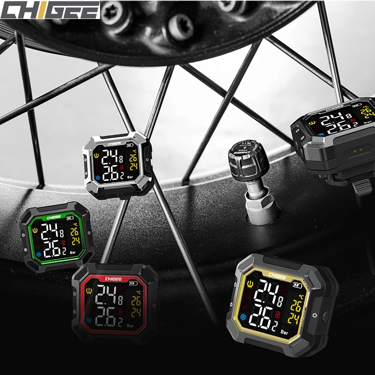 CHIGEE  600mah Super Long Work Tire Pressure Monitoring Tpms Motorcycle  System Sensor