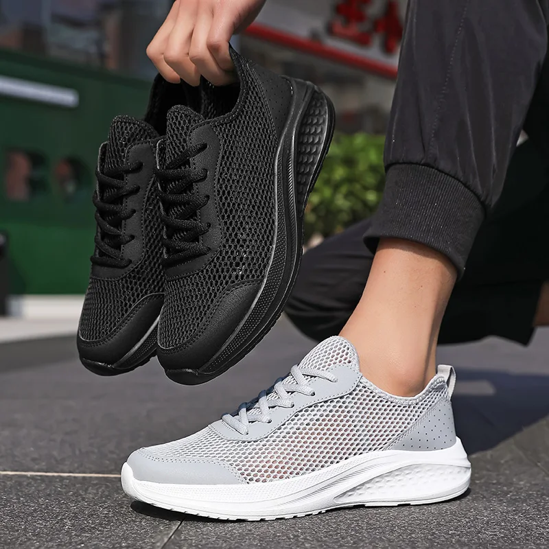 

Men Shoes Mesh Breathable New Casual Shoes Men Sneakers Light breathable Walking Tenis Shoes Zapatillas Hombre Size 39-46