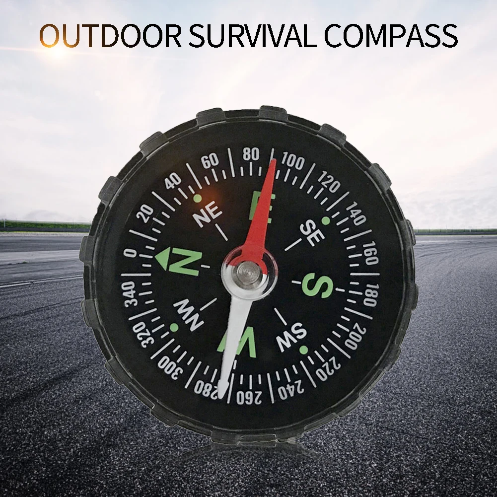 Obrázek 6: Outdoorové kemping hon přežití guider navigace knoflík design mini kompas