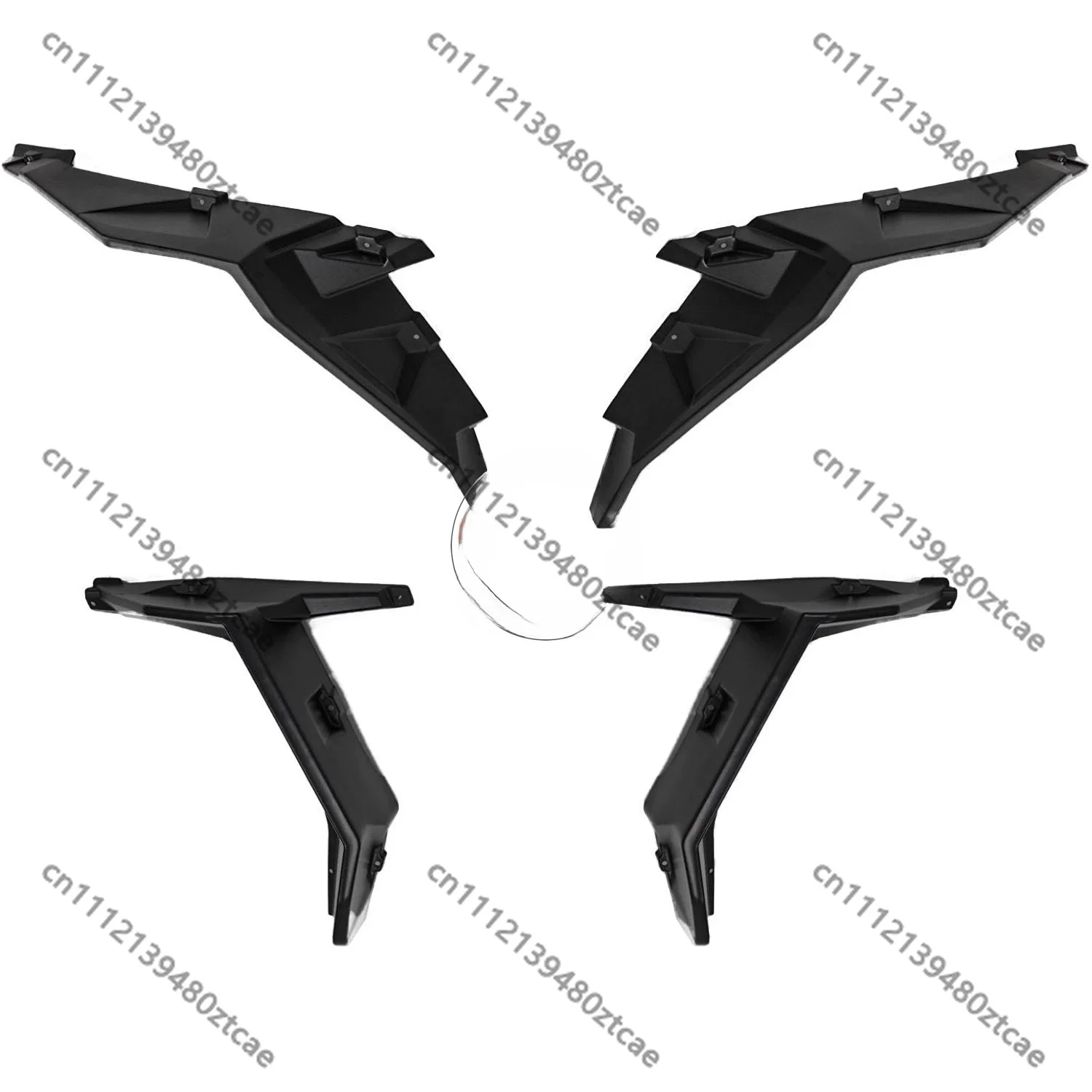 

ABS Fender Flare Wide Body Kit Scratch Resistant Wheel Eyebrow Fit 1000 Off Road Vehicle RZR Series Exterior Decor Parts