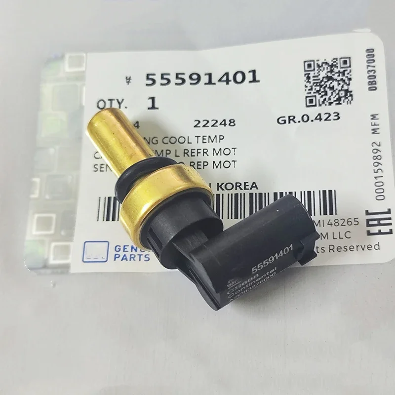 Sensor de temperatura del refrigerante del motor para Chevrolet Cruze Orlando Trax Sonic Vauxhall Opel Astra OEM # 55591401 55353807 5563530