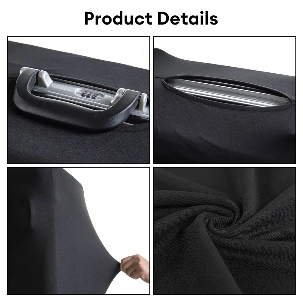 Luggage Covers Protector Travel Luggage Suitcase Protective Cover Stretch Dust Covers For Travel Accessories Luggage Supplies