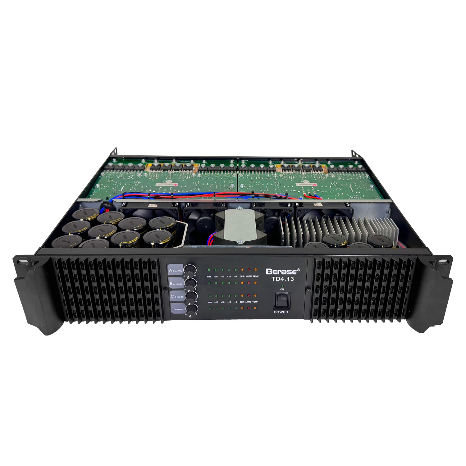 1300W High Power 4 Channel Amplifier for Line Array Speakers Professional Stage Audio Equipment