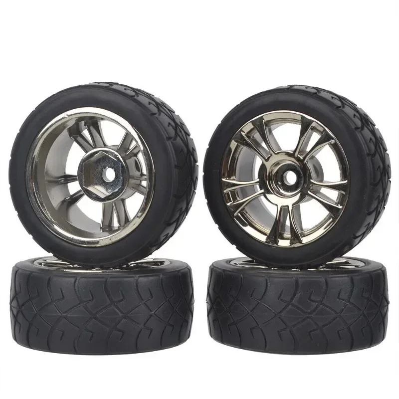 RC Rubber Tyres/Tires with Wheels for Tamiya M-05 M-05Pro M06 M07 M-08 SW01 MB-01 T3-01M-Chassis