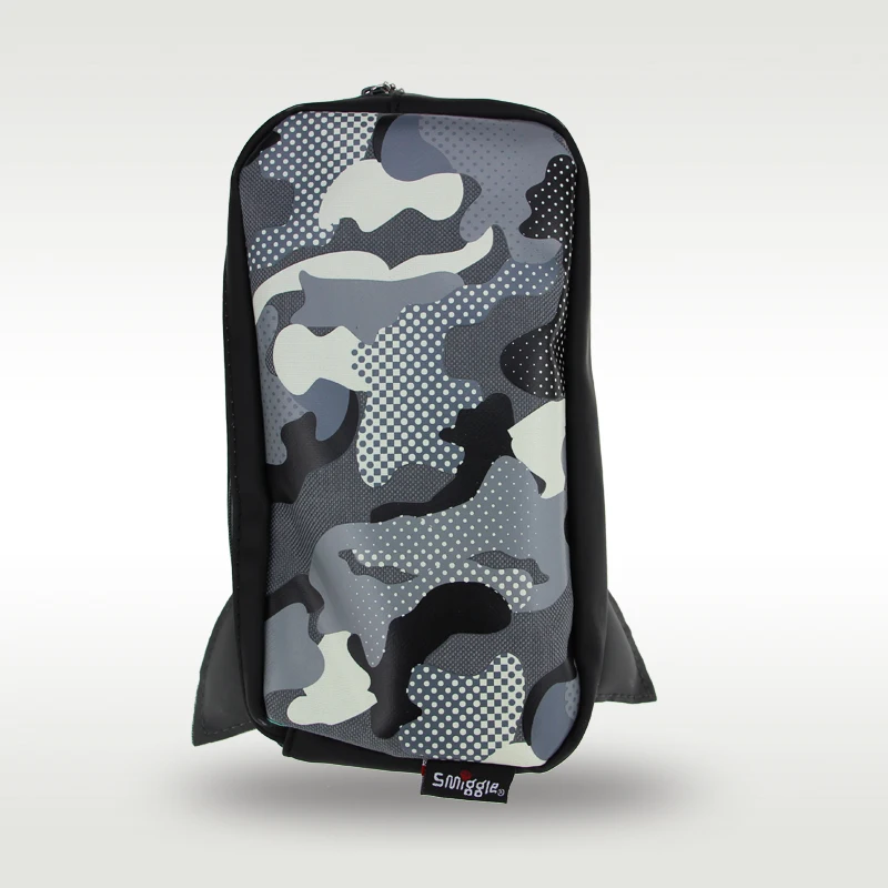 Australia Smiggle Original Hot Selling Pencil Case Student Cool Pencil Case Grey Shark Large Capacity Tote Bag