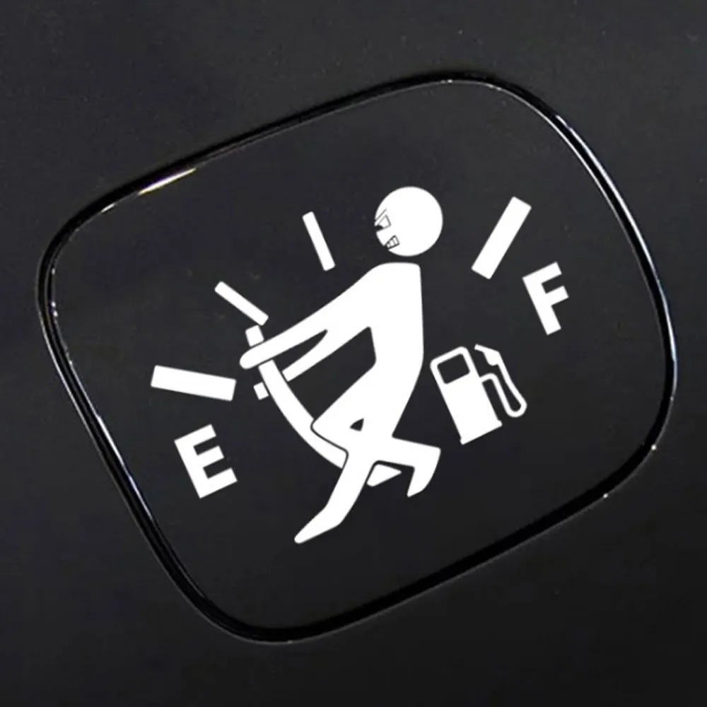 Creative Funny Car Gas Tank Cap Decorative Stickers Car Gas Tank Gauge Stickers Car Decal Decor Exterior Accessories