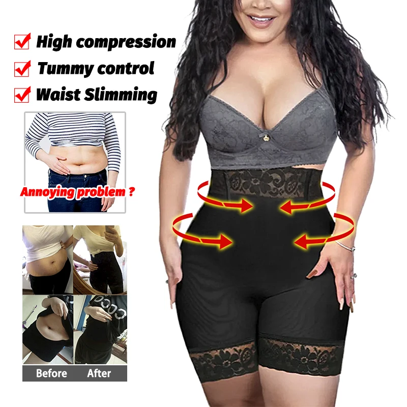 High Waist Panties Colombian Corset Shaper Buttock Lifter Shapewear Belly Reducing Girdles Women Slimming Tummy Underwear Shorts