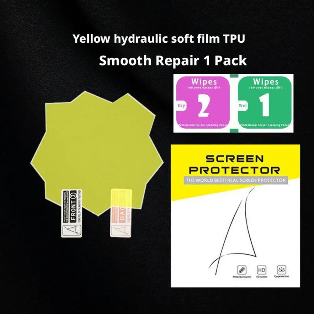 For Tamagotchi Paradise 1pcs Clear Yellow Screen Protector Film Full Coverage Panel Protective Cover Game Replace Accessories